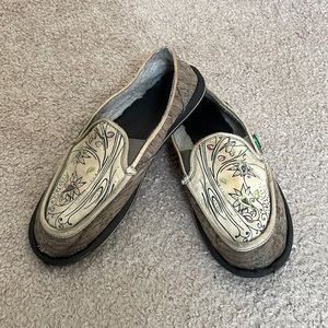 Scribble Sanuk Faux Fur Lined Slip-ons